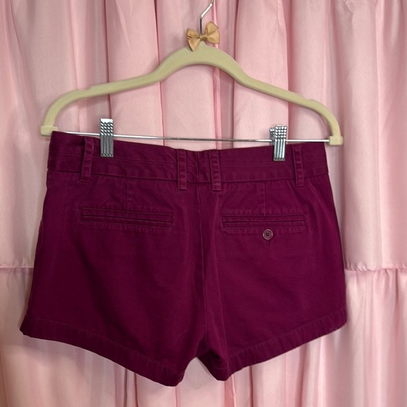 J.Crew Chino Shorts Plum Size 4 - Picture 3 of 6